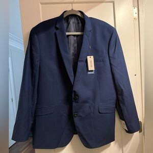 Kenneth Cole Reaction Men's Navy Blazer 48R New With Tags